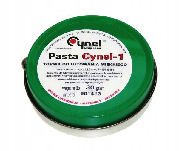 

Pasta Cynel do lutowania Topik 40g
