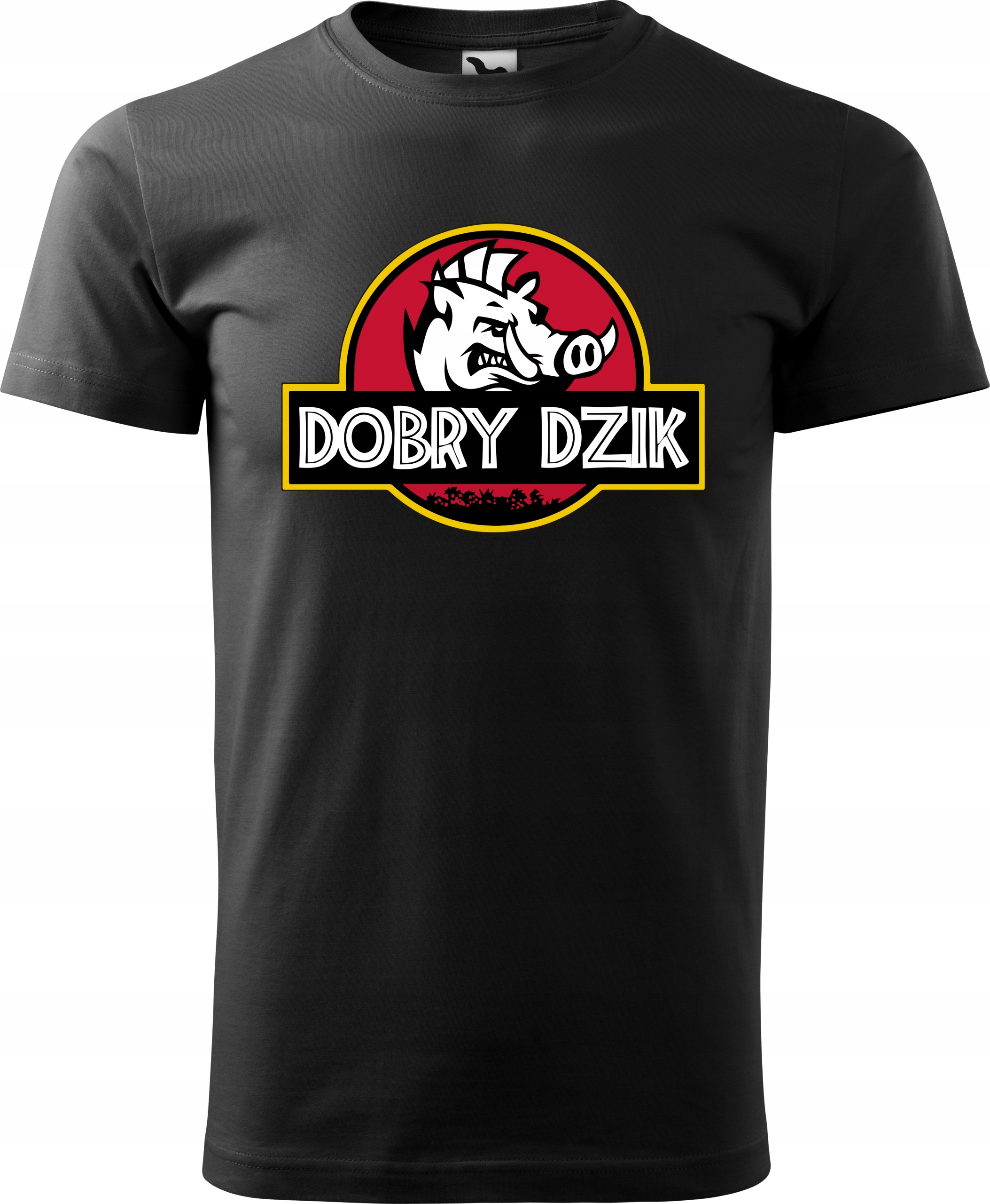 

Koszulka męska z nadrukiem Dzik czarna XXL v2