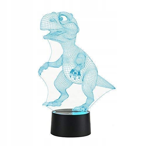 

Lampa Nocna Led 3D Z Ilizją Dinozaur 625612 Ps