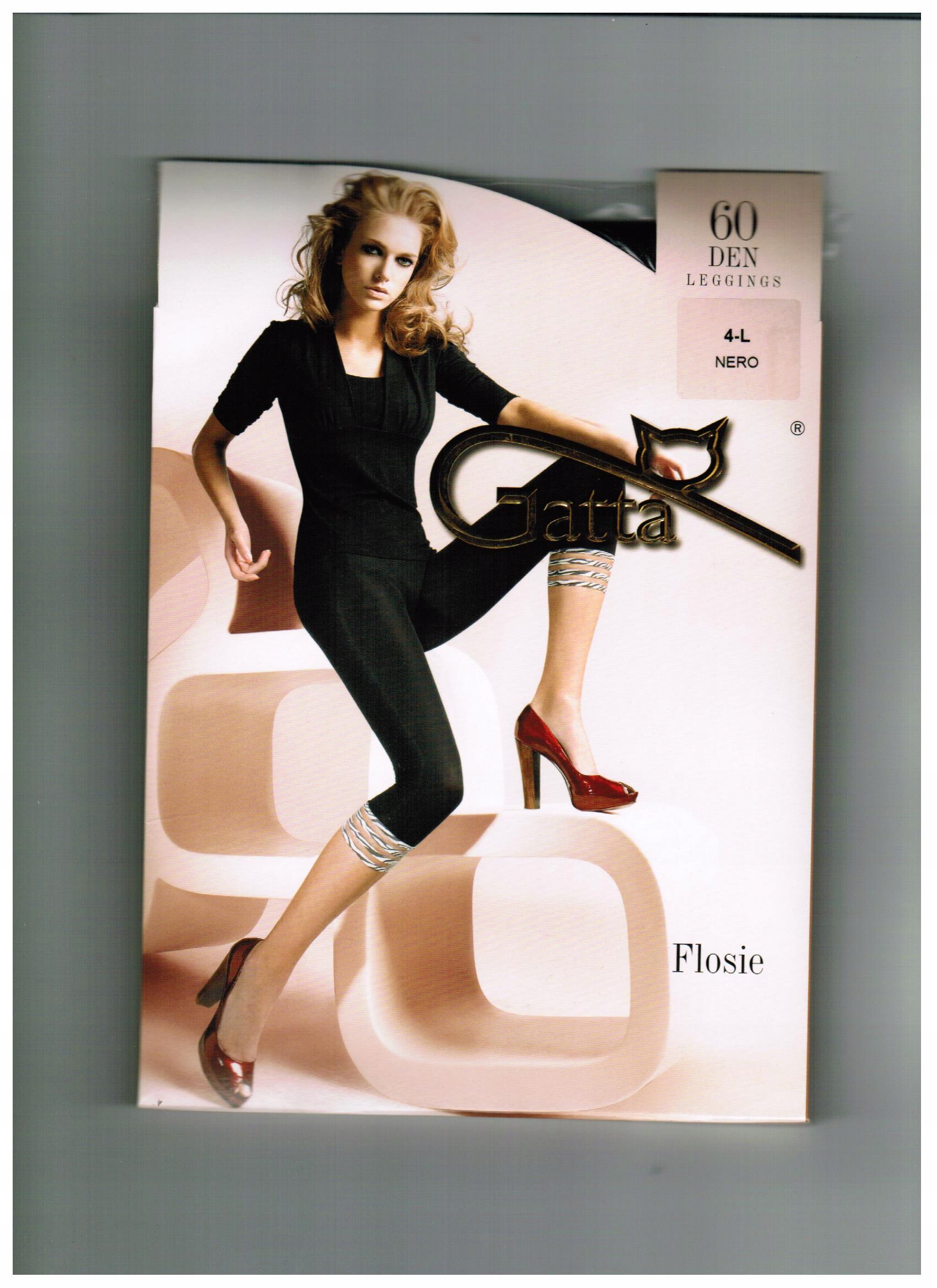 

Leggins Flosie 02, 60DEN, Gatta, Nero, 4-L