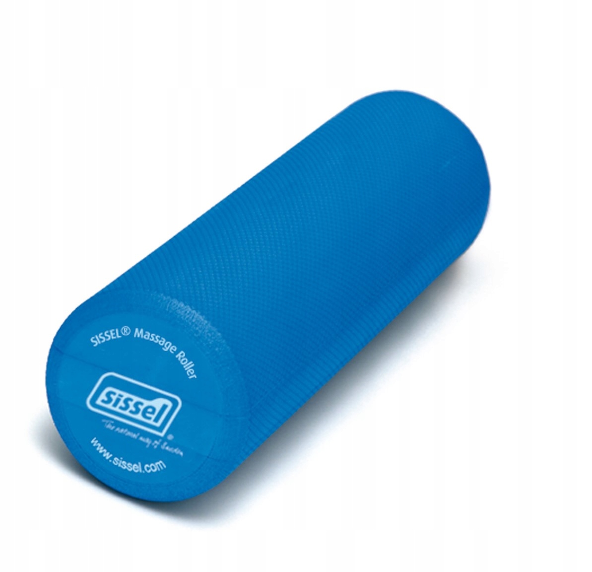 Wałek gładki Sissel Massage Roller Pro 47 x 15 cm niebieski wałek pilates