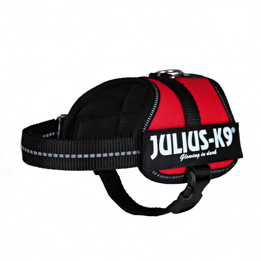Trixie Szelki Spacerowe Julius-K9 rozmiar 0 M–L 58–76 cm czerwone dla psa
