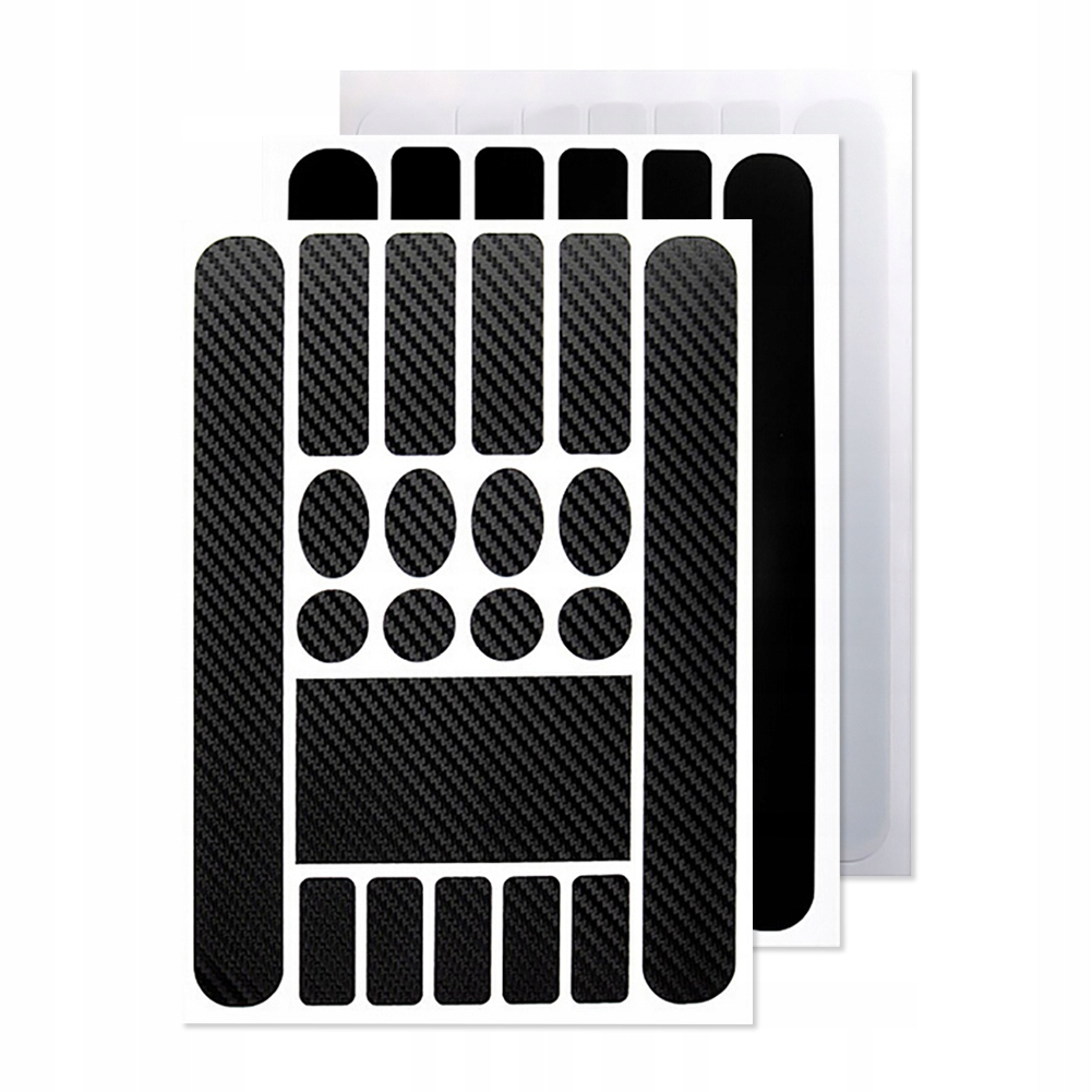 OSŁONA RAMY pod ŁAŃCUCH NAKLEJKA FOLIA OCHRONNA CARBON/CZARNA/PRZEZROCZYSTA