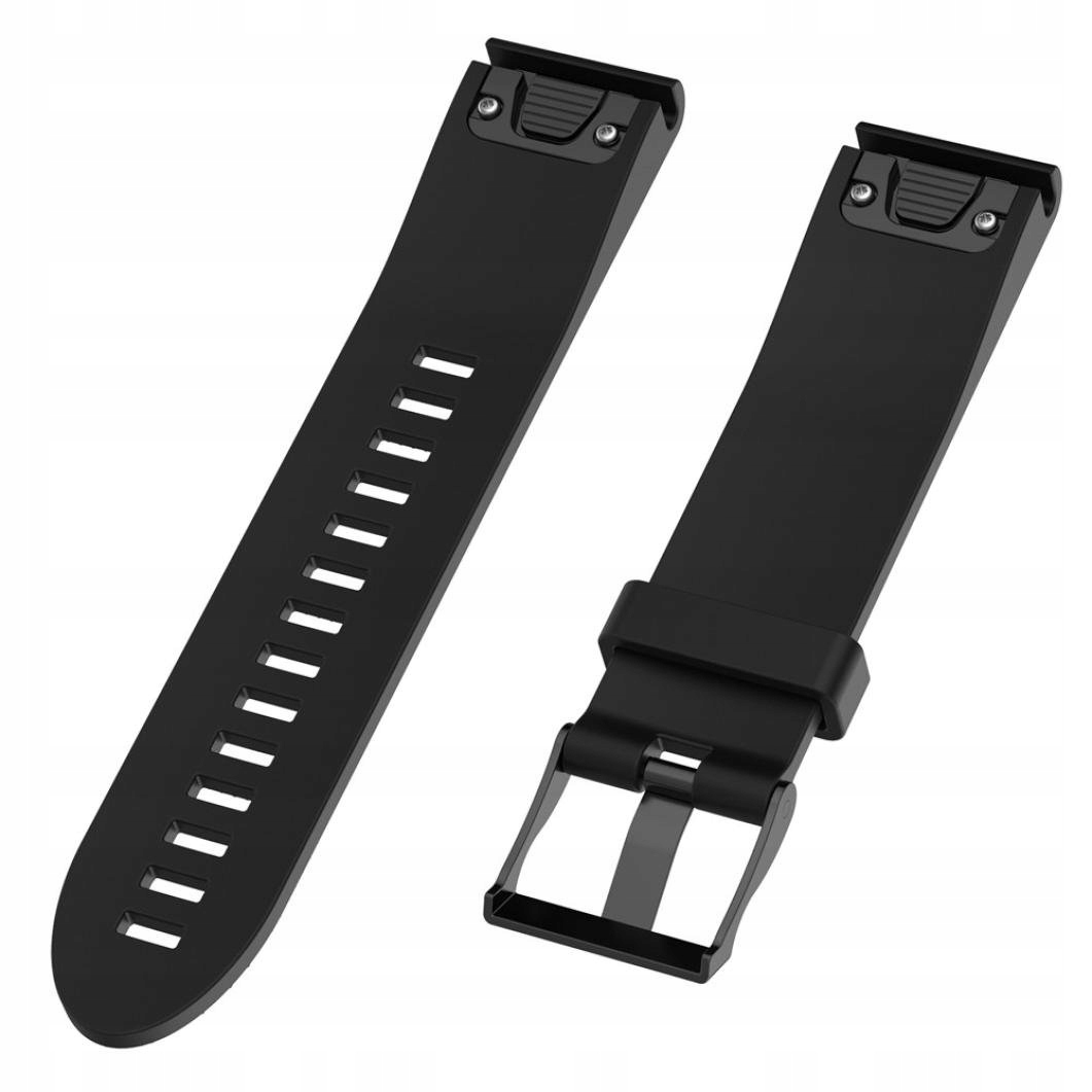 

Czarny Silikonowy Pasek Garmin Fenix 5S Plus