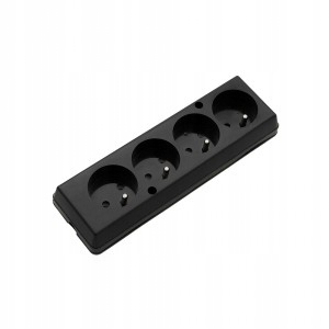 

Gniazdo GN-470 czarne