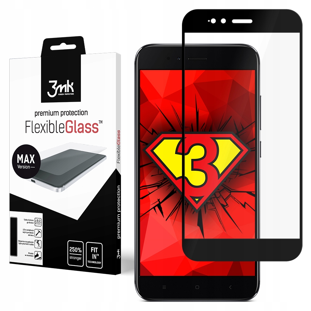 

Szkło hybrydowe / 3mk Flexible Max / Xiaomi MinA1