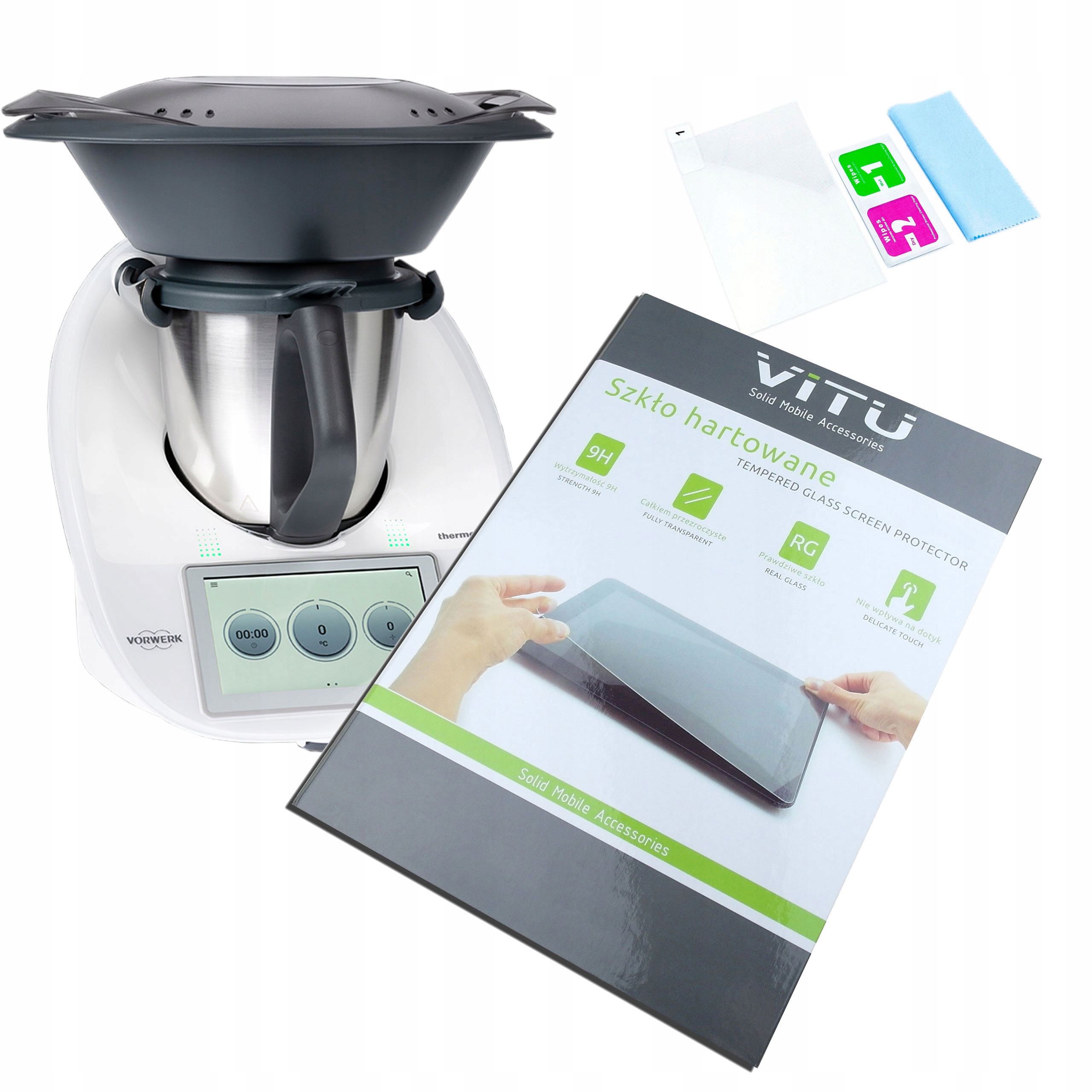 

Szkło ochronne hartowane na ekran Thermomix TM6