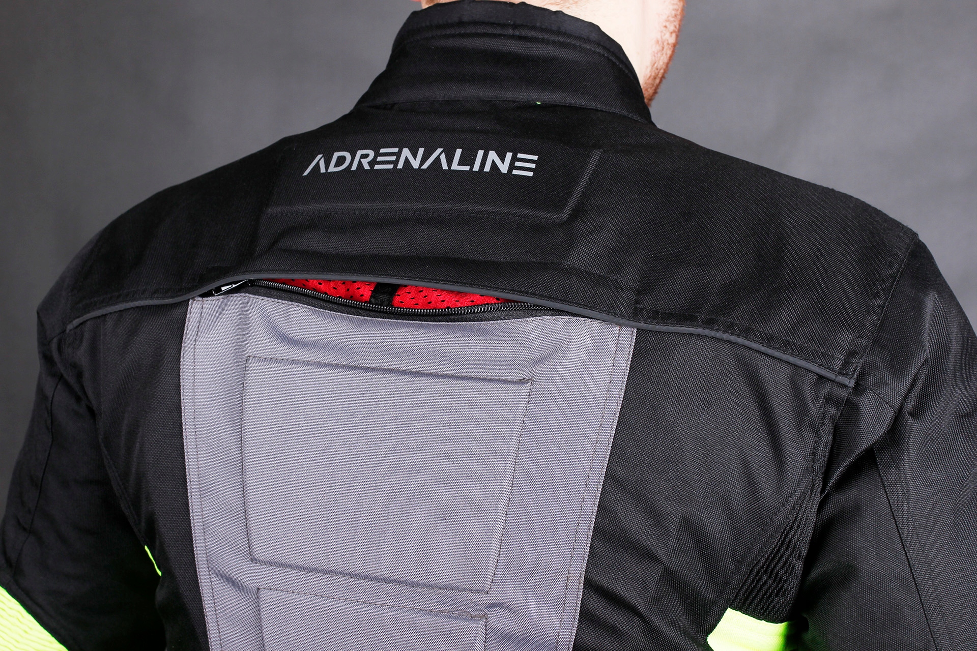 KURTKA MOTOCYKLOWA ADRENALINE PYRAMID ŻÓŁTA FLU XL Materiał tekstylia