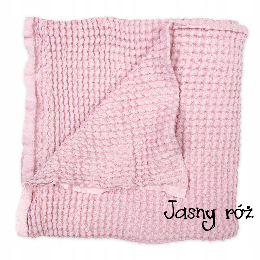 Kocyk LNIANY 100% Nature OTULACZ 100x100 Wafelek