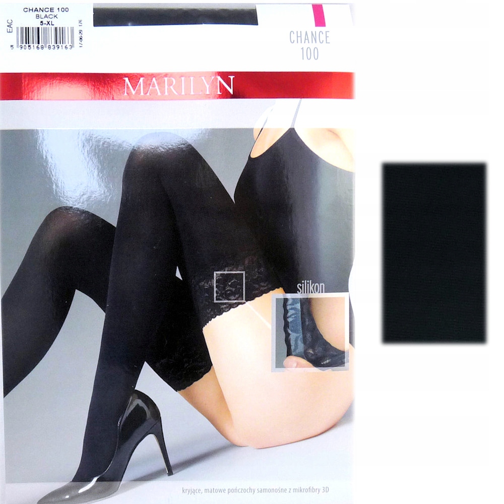 

Marilyn pończochy Chance 100 Den R3/4 nero