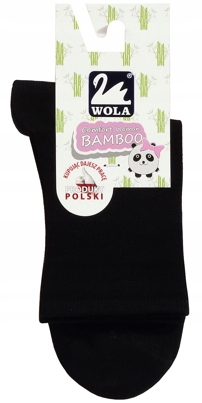 

Skarpety Comfort Woman Wola bambusowe 39-41 czarne