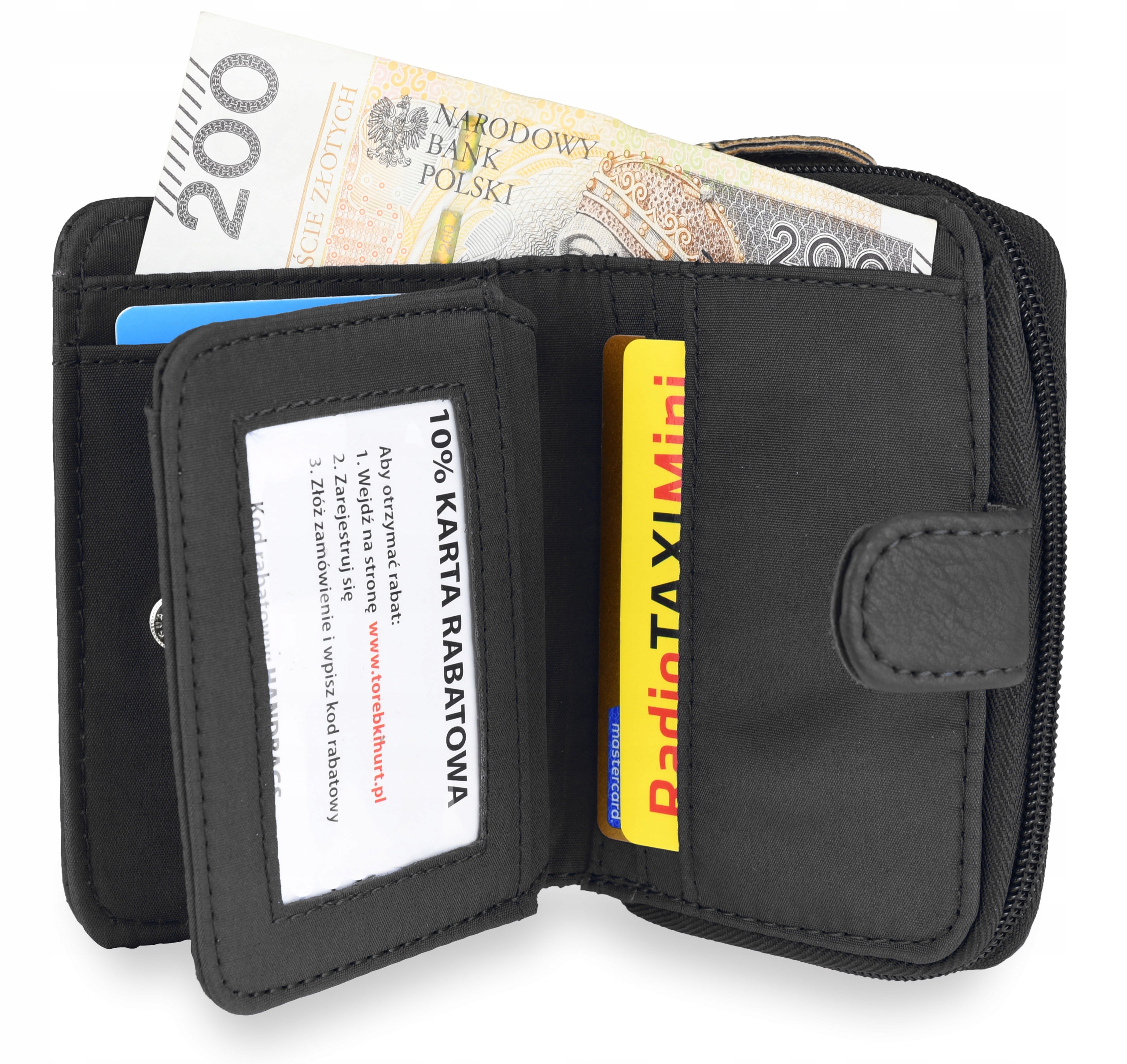 

Portfel Damski Skórzany Pojemny Portmonetka PS116