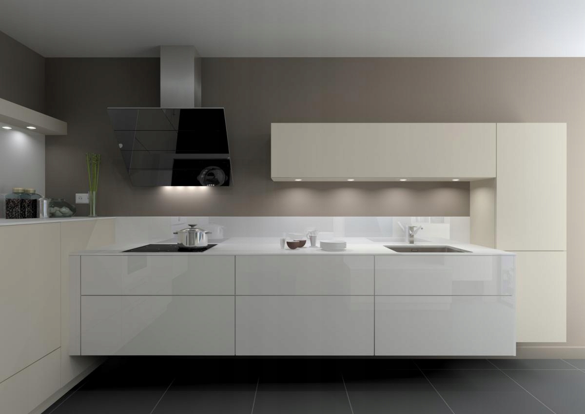 Fronty akrylowe - kolor biały, wysoki połysk Kod producenta front