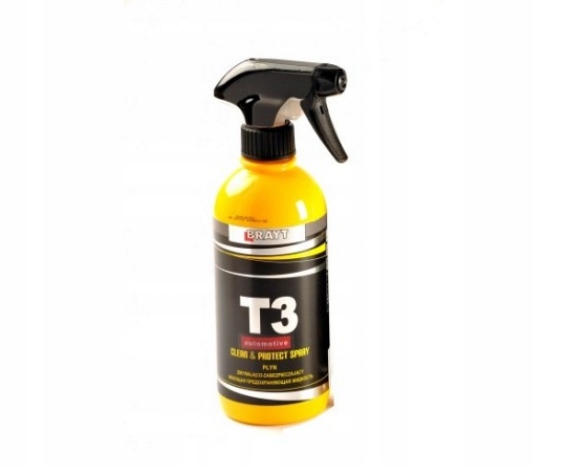Szybki wosk wysoki połysk Brayt T3 Quick Wax and Shine spryskiwacz 500 ml