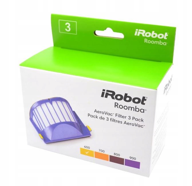 Irobot roomba Filtr powietrza AeroVac 3szt 500/600