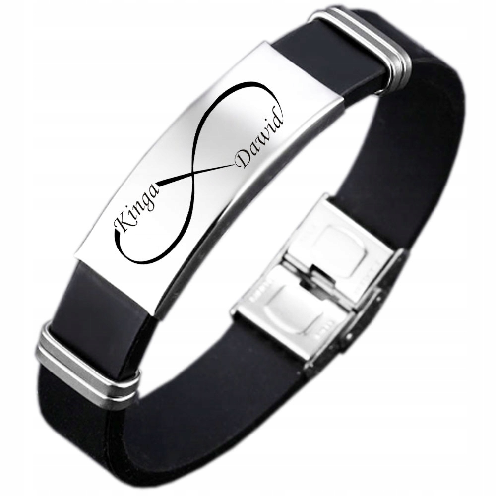 

Bransoletka ze Stali Szlachetnej z Grawerem Gratis