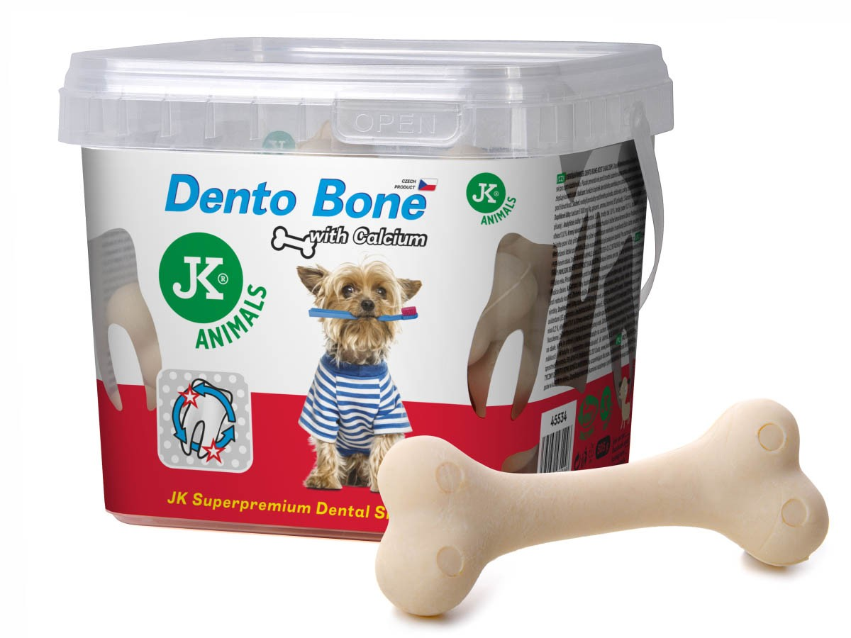 Levně Kousátko Dental čistí Zuby psa, psa Vápník, kost