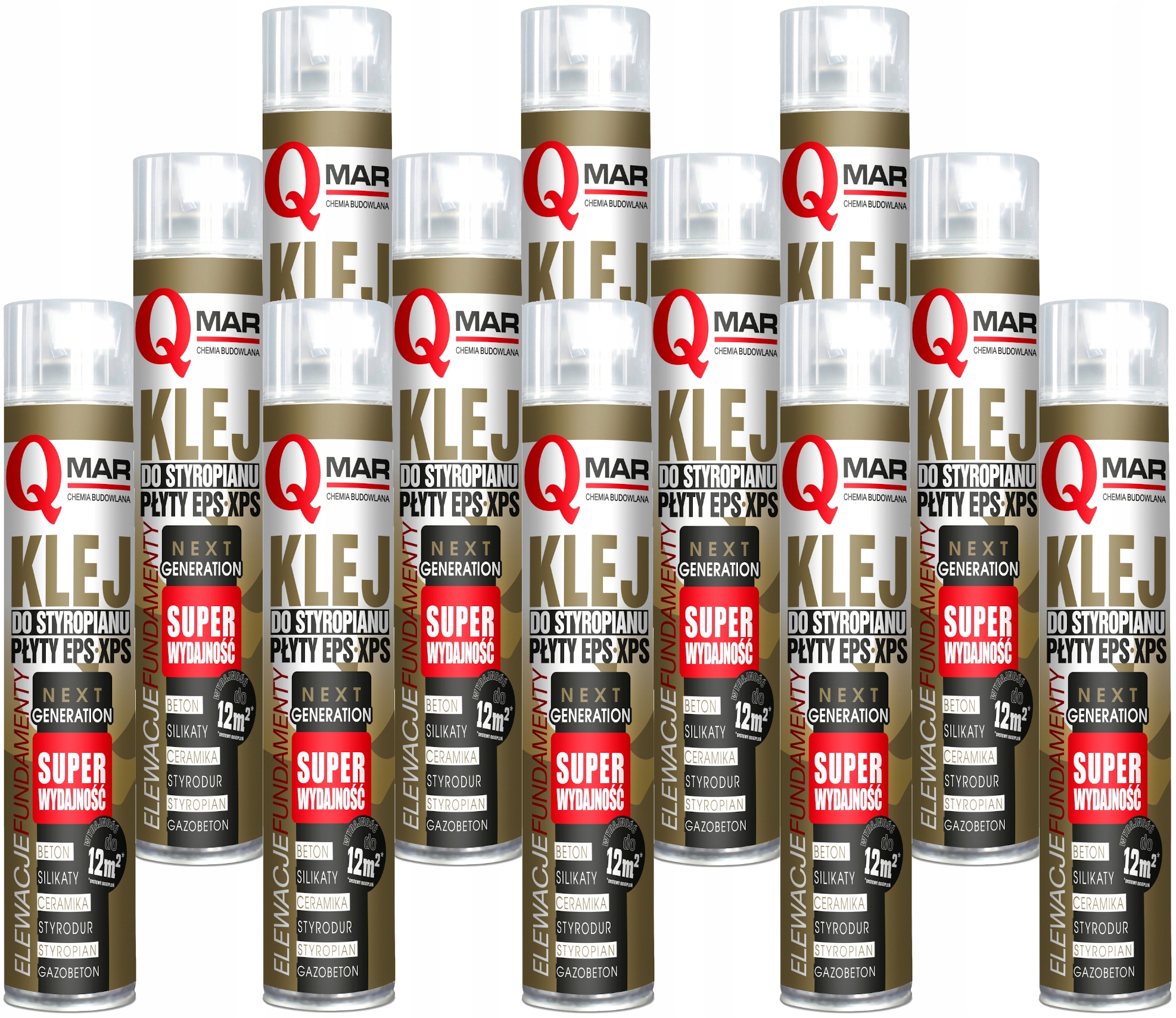 

Klej-Pianka Montażowa Qmar do Styropianu Xps 750ml