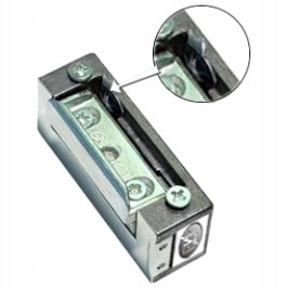 

Elektrozaczep R4 z blokadą rygiel zamek do furtki