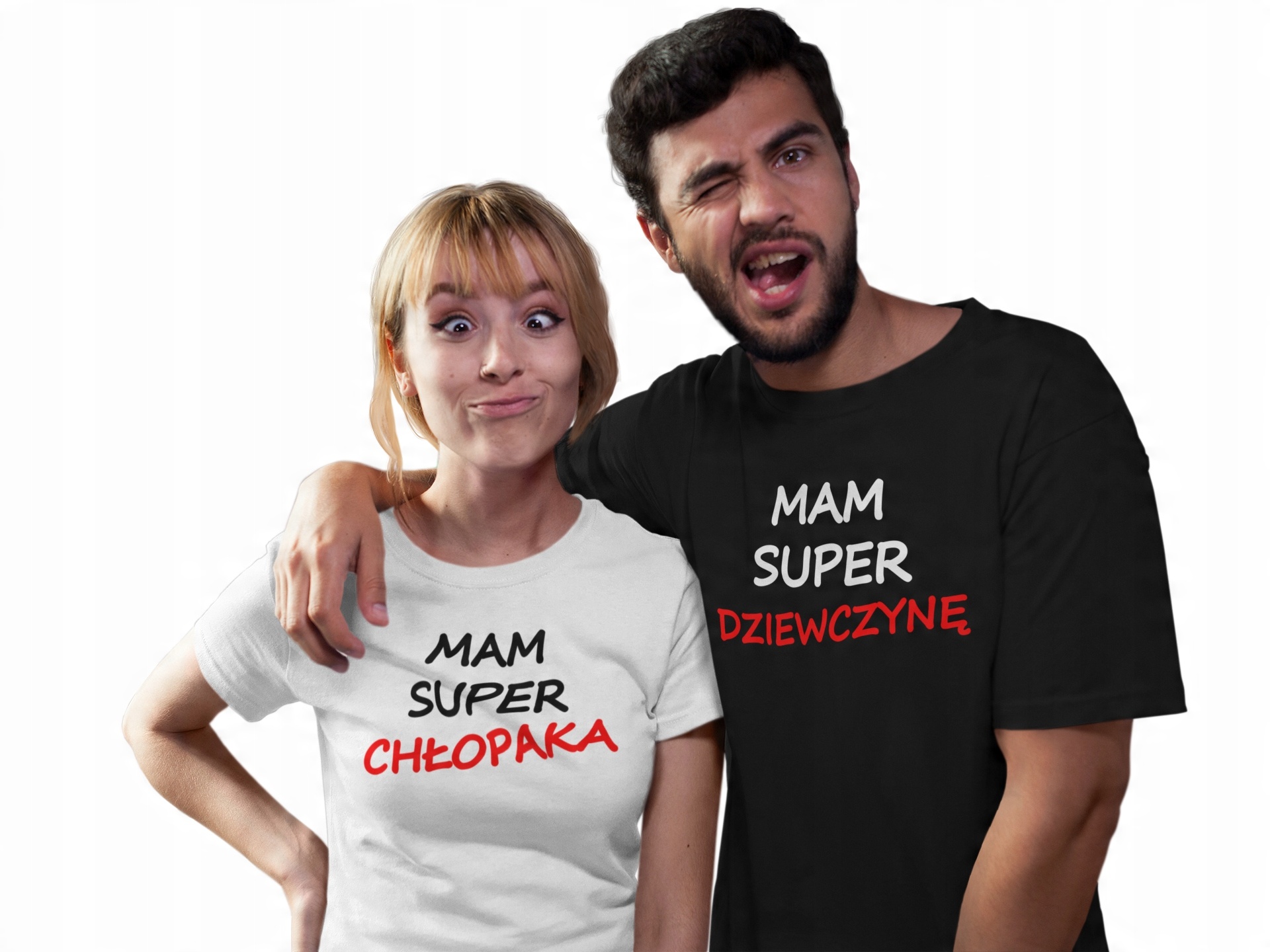 

Zestaw Koszulek Super Chłopak Super Dziewczyna