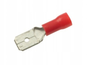 

Konektor izolowany męski 6,3x0,8mm ST-030/R x10szt