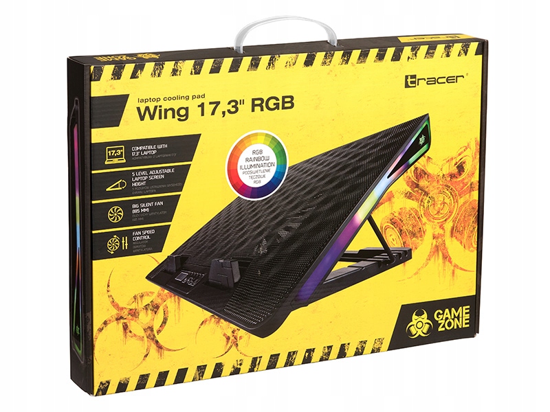 

Podstawka chłodząca laptop Gamezone Wing 17,3 Rgb
