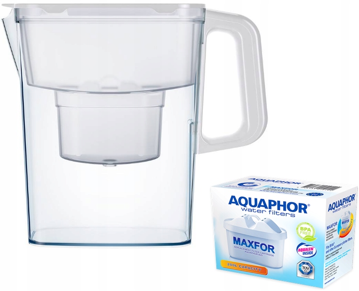 

Dzbanek Aquaphor Kompakt biały+Wkład B25 Maxfor