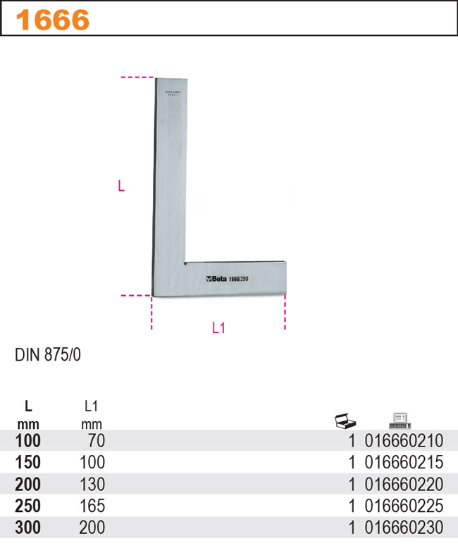 200MM BETA 1666/200 ПЛОСКИЙ УГОЛ ПОВЕРХНОСТИ
