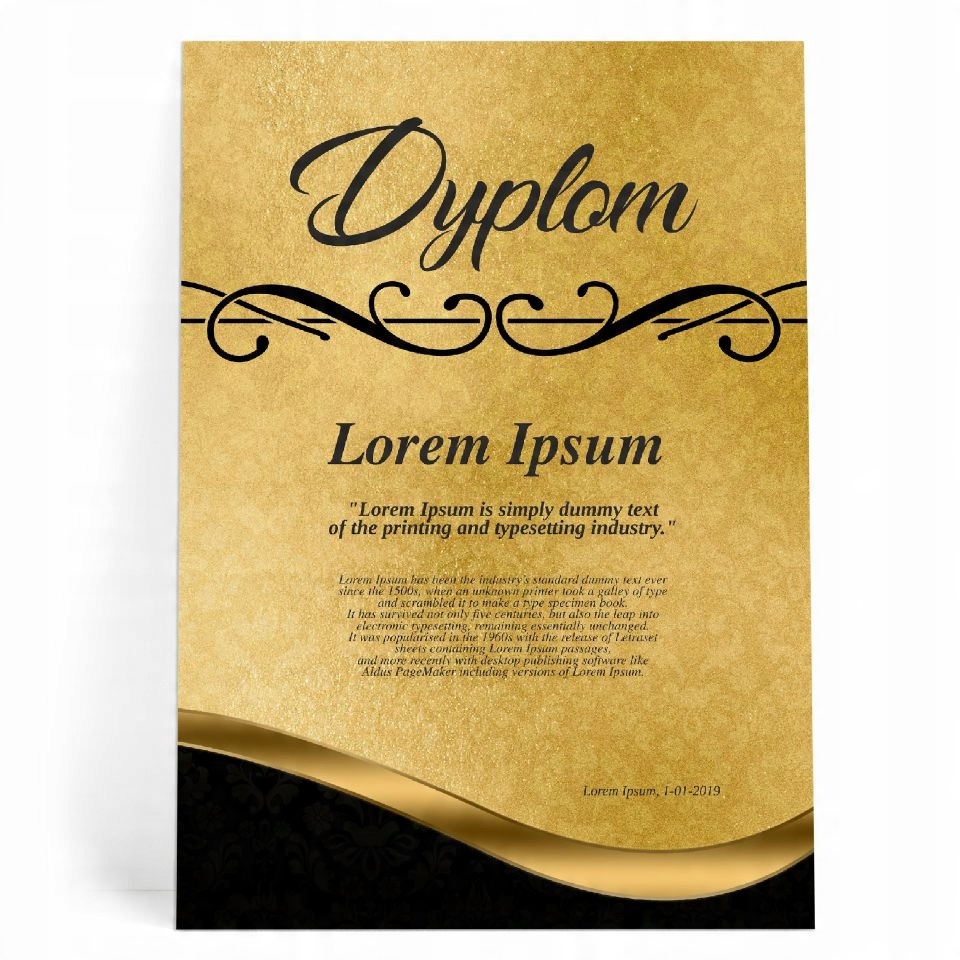 

Dyplomy A4 Dyplom Ulotki 100szt 4+0 Karton
