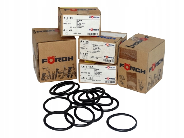 O-Ring NBR FORCH 2,5X7 USZCZELKA 2650 25 7 Kod producenta 2650 25 7