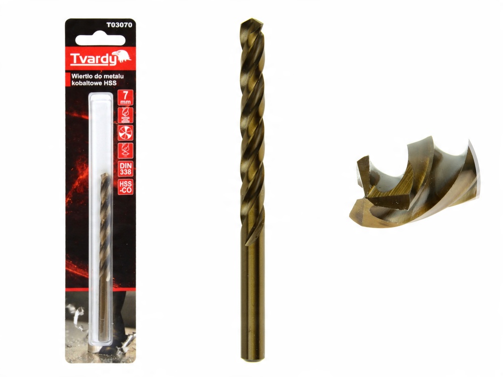

Wiertło Kobaltowe Do Metalu 7 mm Inox Nierdzewki