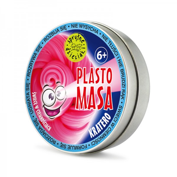 PLASTOMASA KRATERO - RÓŻOWY, ŚWIECI W CIEMNOŚCI Marka Inna