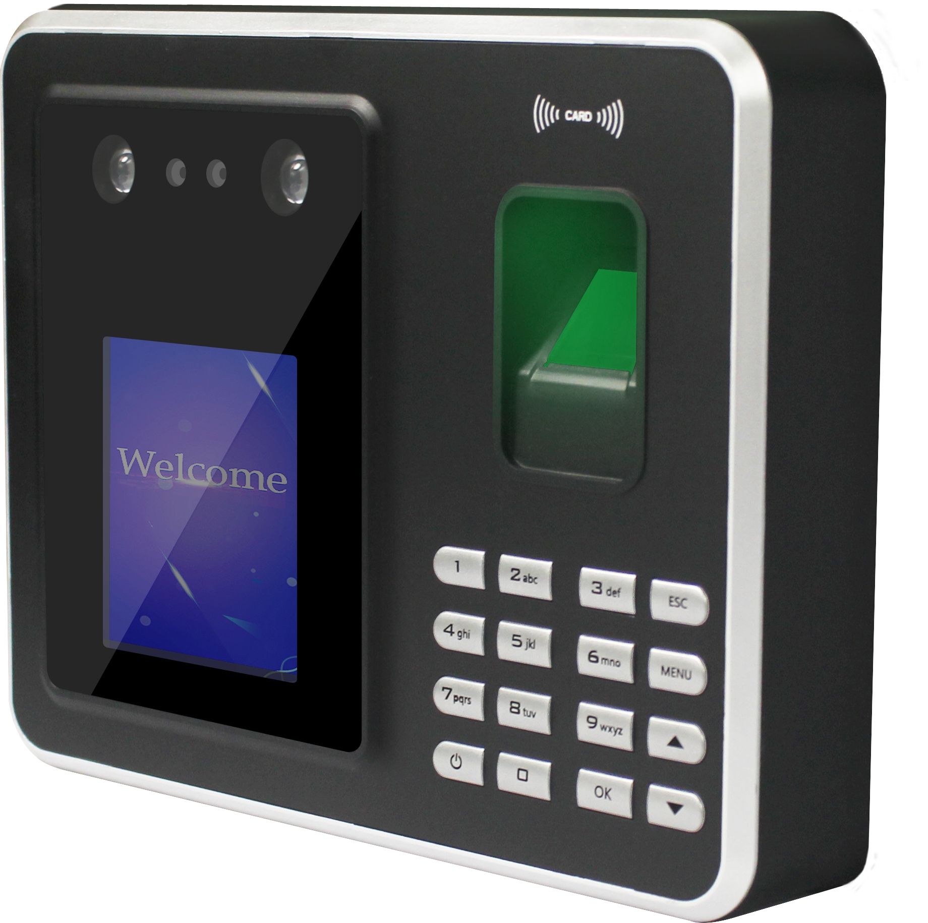 Rejestrator czasu pracy z rozpoznawaniem twarzy, RFID, WiFi, język POLSKI Kod producenta A-K425