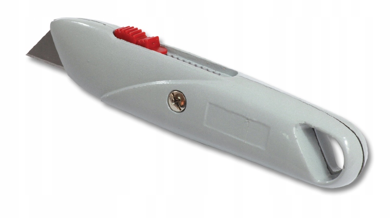 NÓŻ ALUMINIOWY NOŻYK OSTRZE TRAPEZ 155mm SOLIDNY