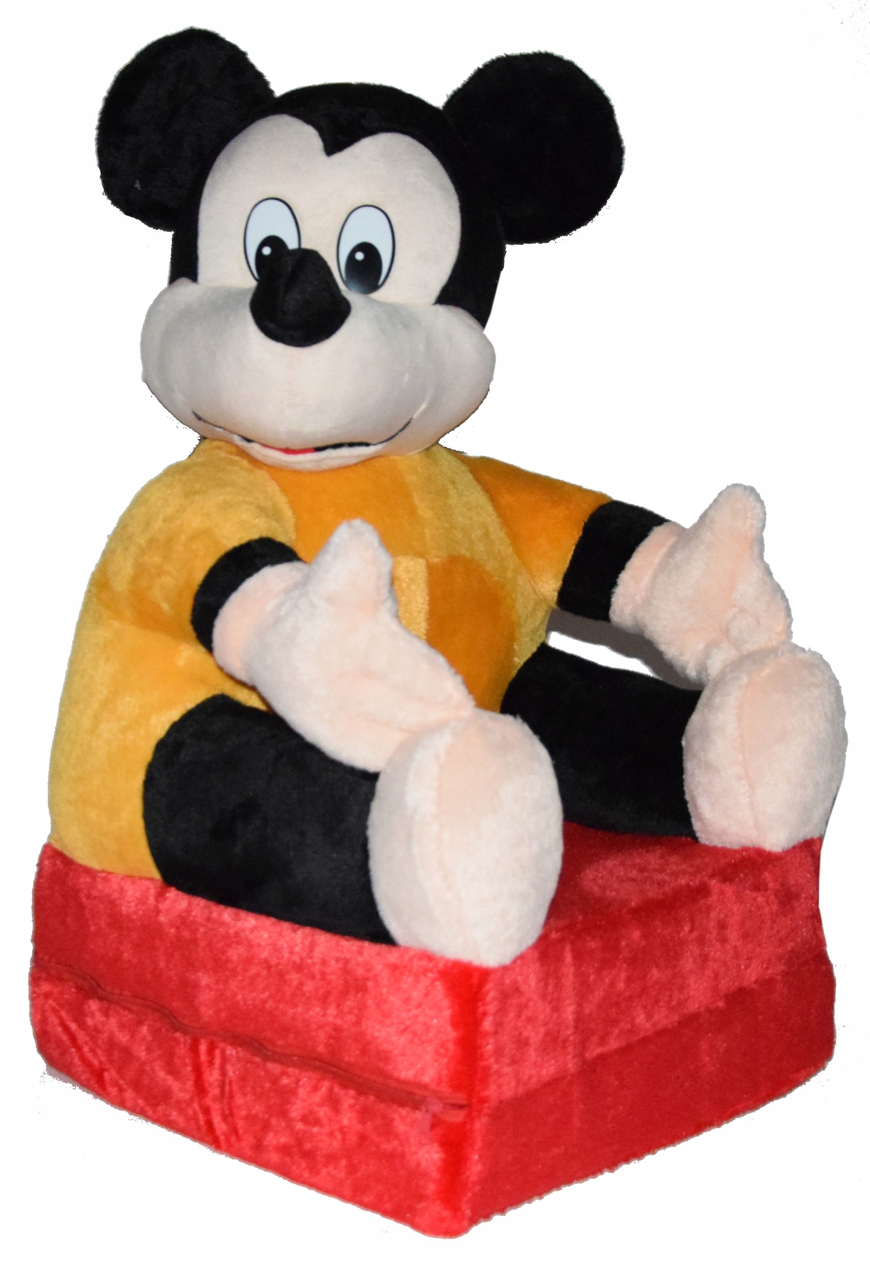 FOTEL FOTELIK PLUSZOWY ROZKŁADANY PUFA MASKOTKA !! Marka inna