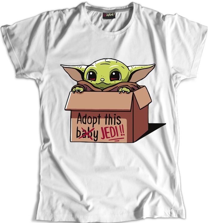 

Baby Yoda Adopt t-shirt damski BY01w r. S