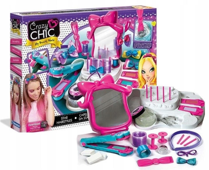 

Clementoni Crazy Fryzury salon fryzur Prostownica