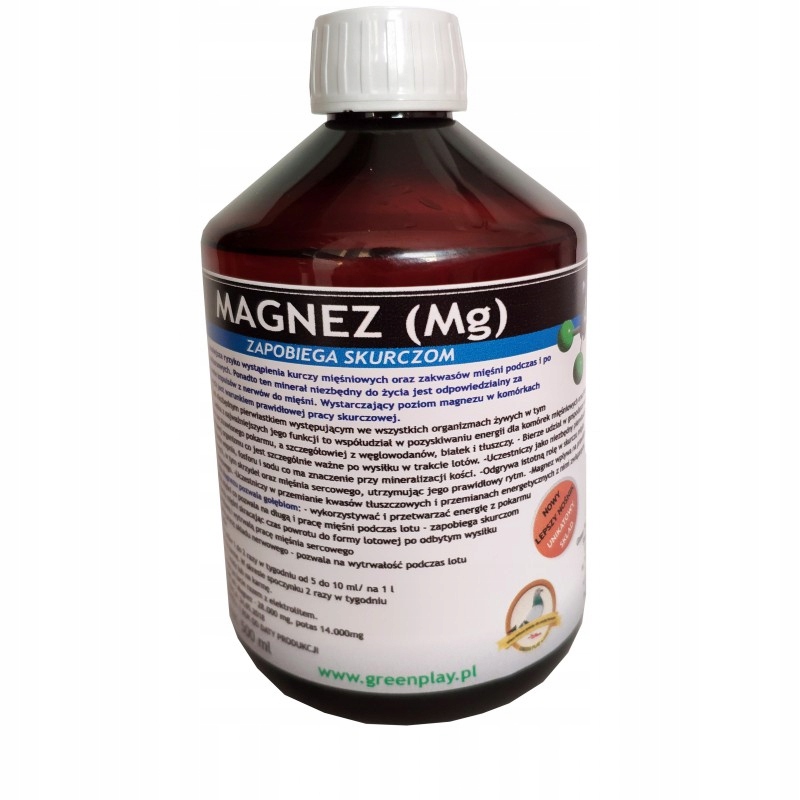 GREEN PLAY Magnez 500ml