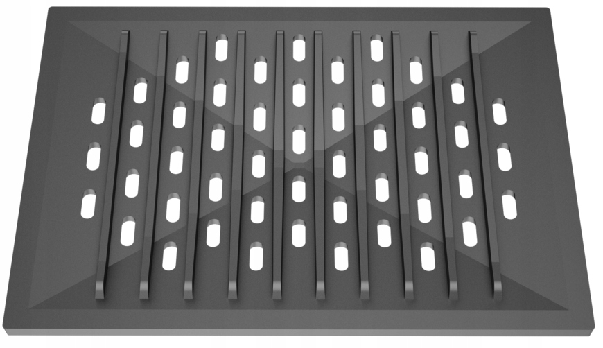 Ruszt żeliwny Oliwia wkład kominkowy kominek kratk