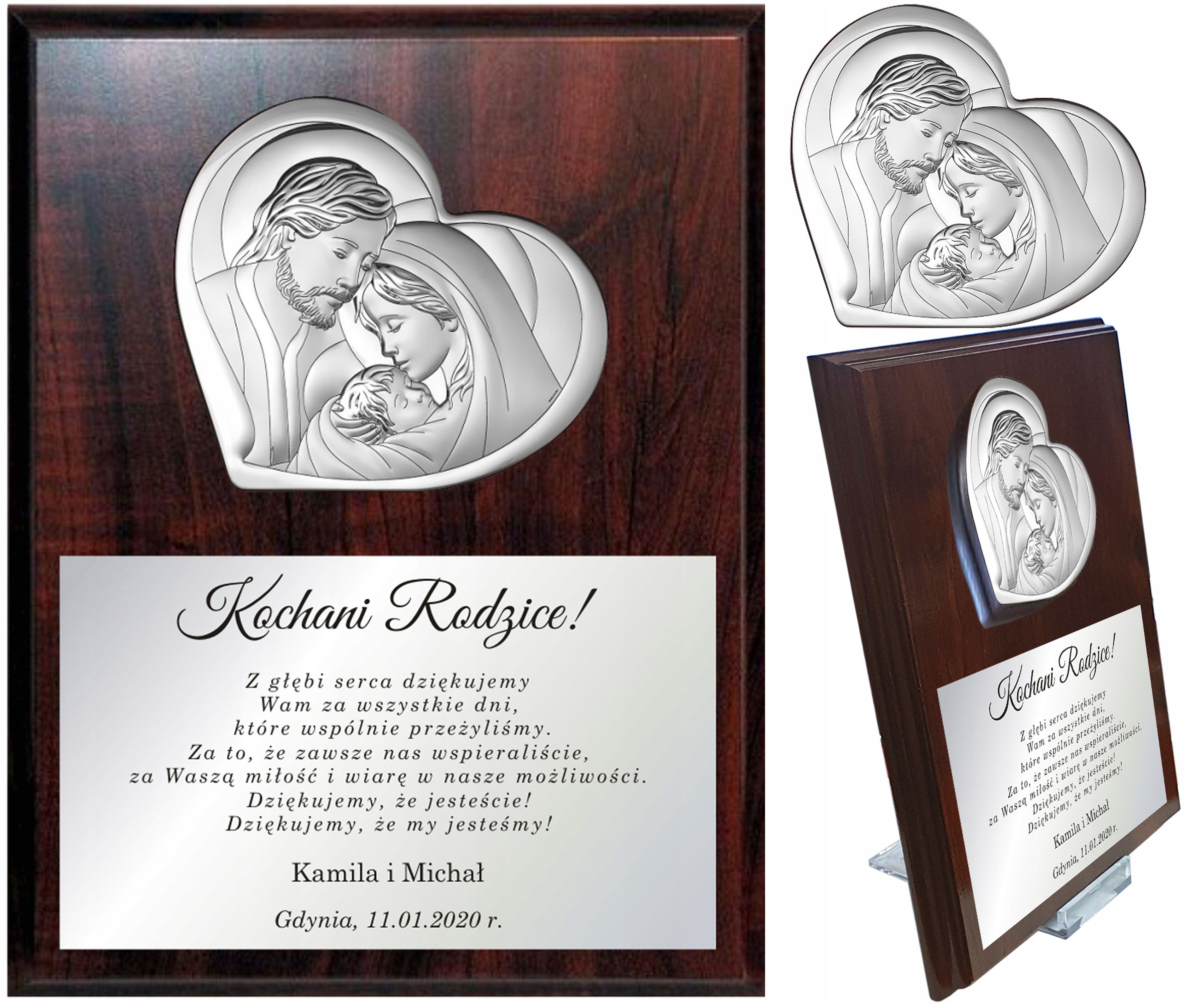 

Obraz Srebrny Podziękowanie Dla Rodziców Ślub