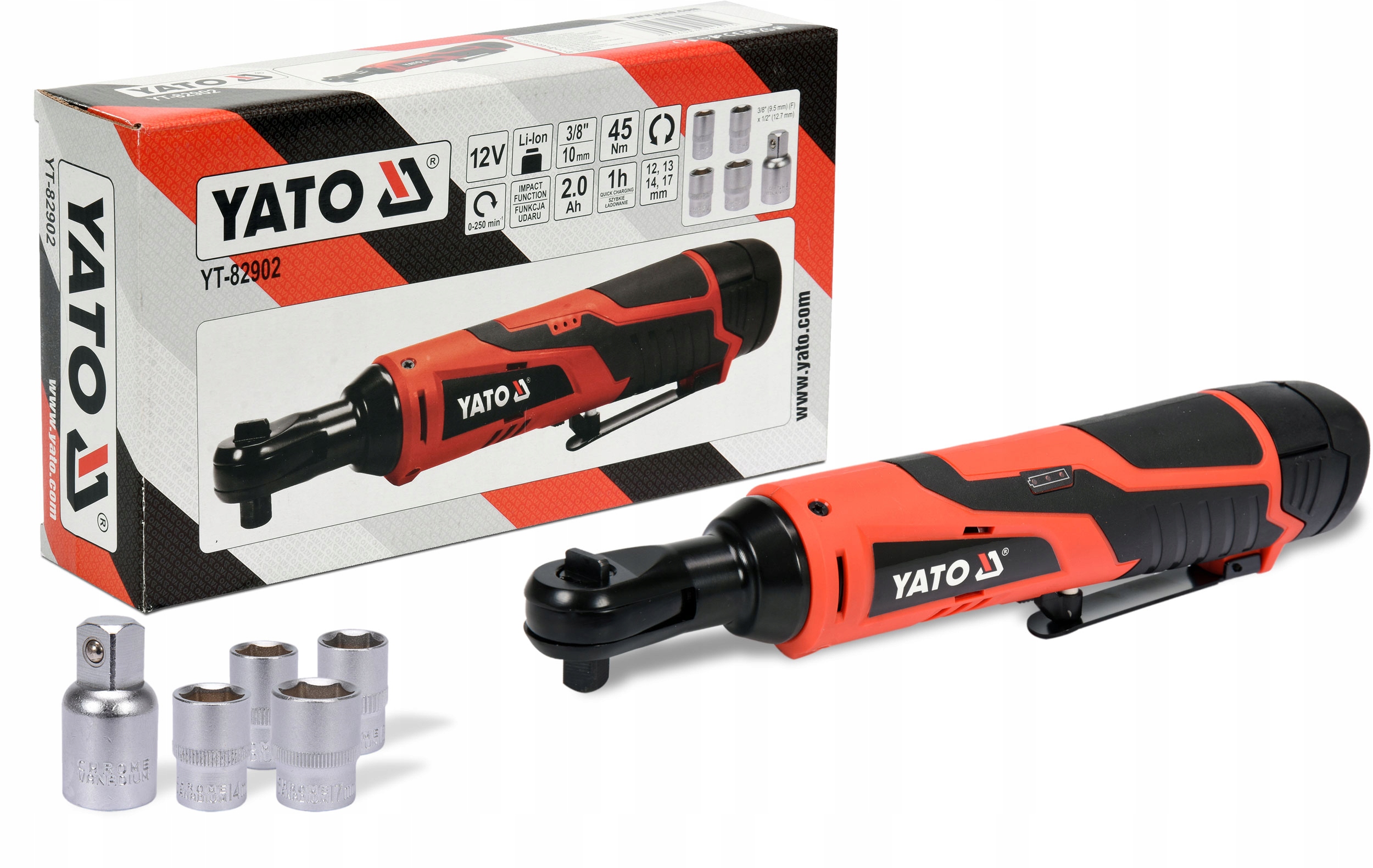 

Grzechotka Udarowa Akumulatorowa 12V 45Nm Yato