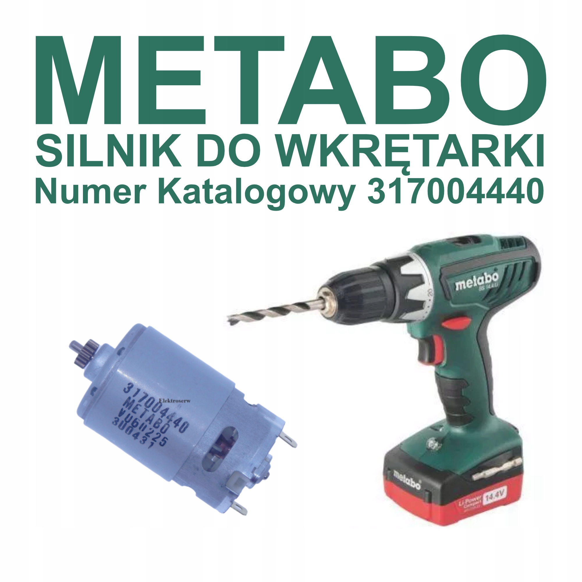 

Metabo Silnik do wkrętarki Bs 14,4 317004440 14,4V