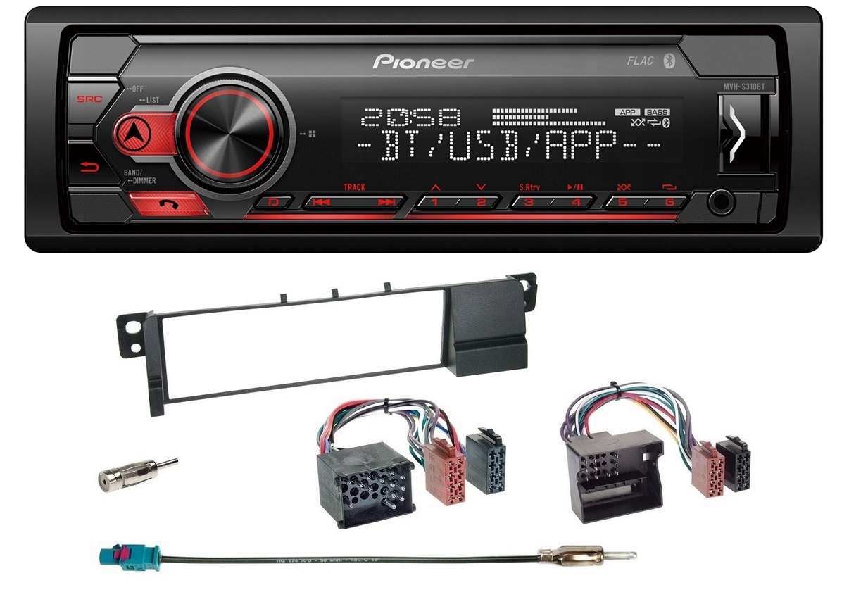 Pioneer MVH-S300BT s Bluetooth Usb pre Bmw 3 E46