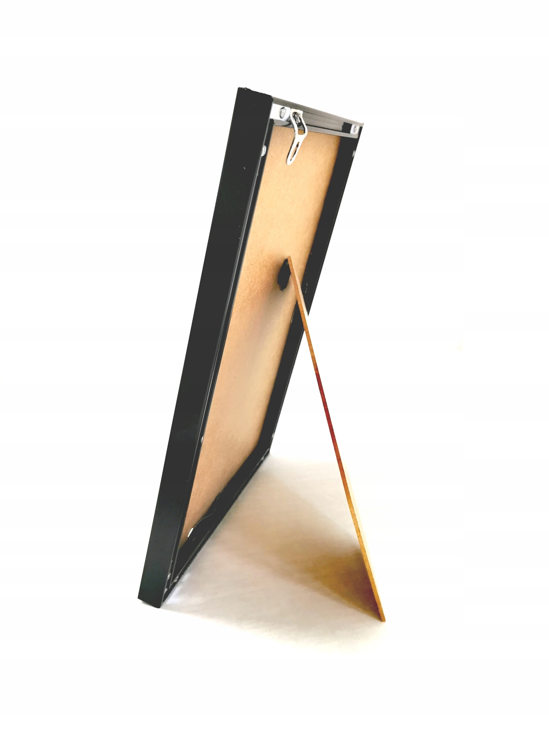 RAMA ALUMINIOWA A4 z NÓŻKĄ 21x29,7 RAMKA stojąca Szerokość produktu 21 cm