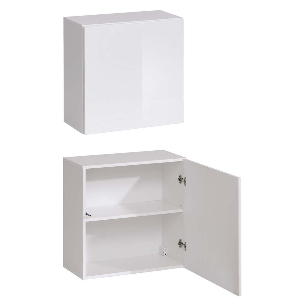 MEBLOŚCIANKA SWAP XIV - WW - W. POŁYSK PVC Kolor mebla biały