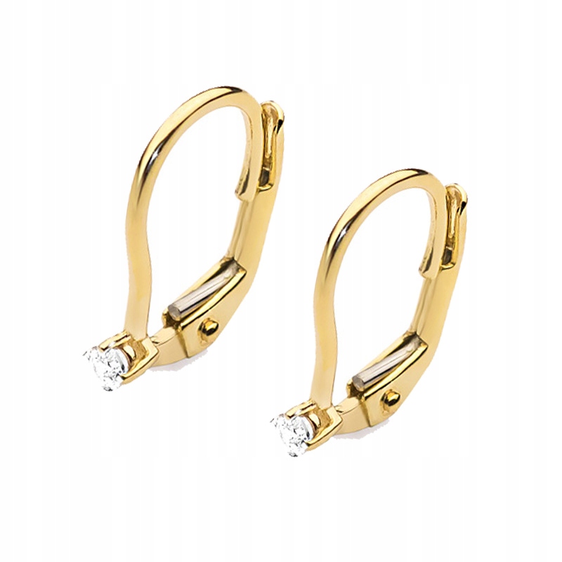 

Kolczyki Złote Z Brylantami 0,06ct