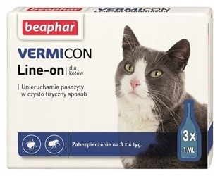 

Vermicon krople Pchły I Kleszcze Dla Kota 3x1ml
