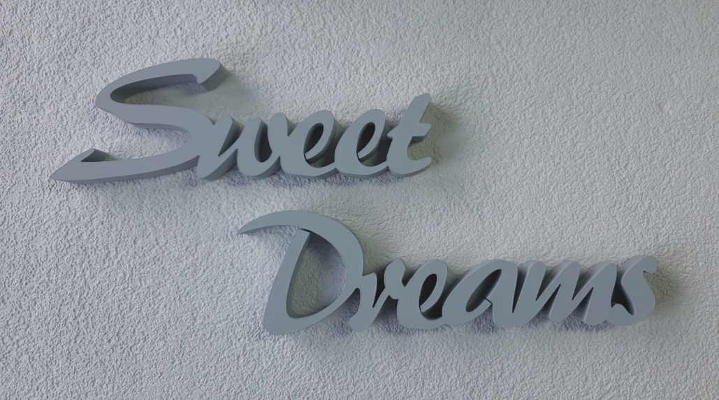 SWEET DREAMS - słodkich snów napis litery 3D Marka inna marka