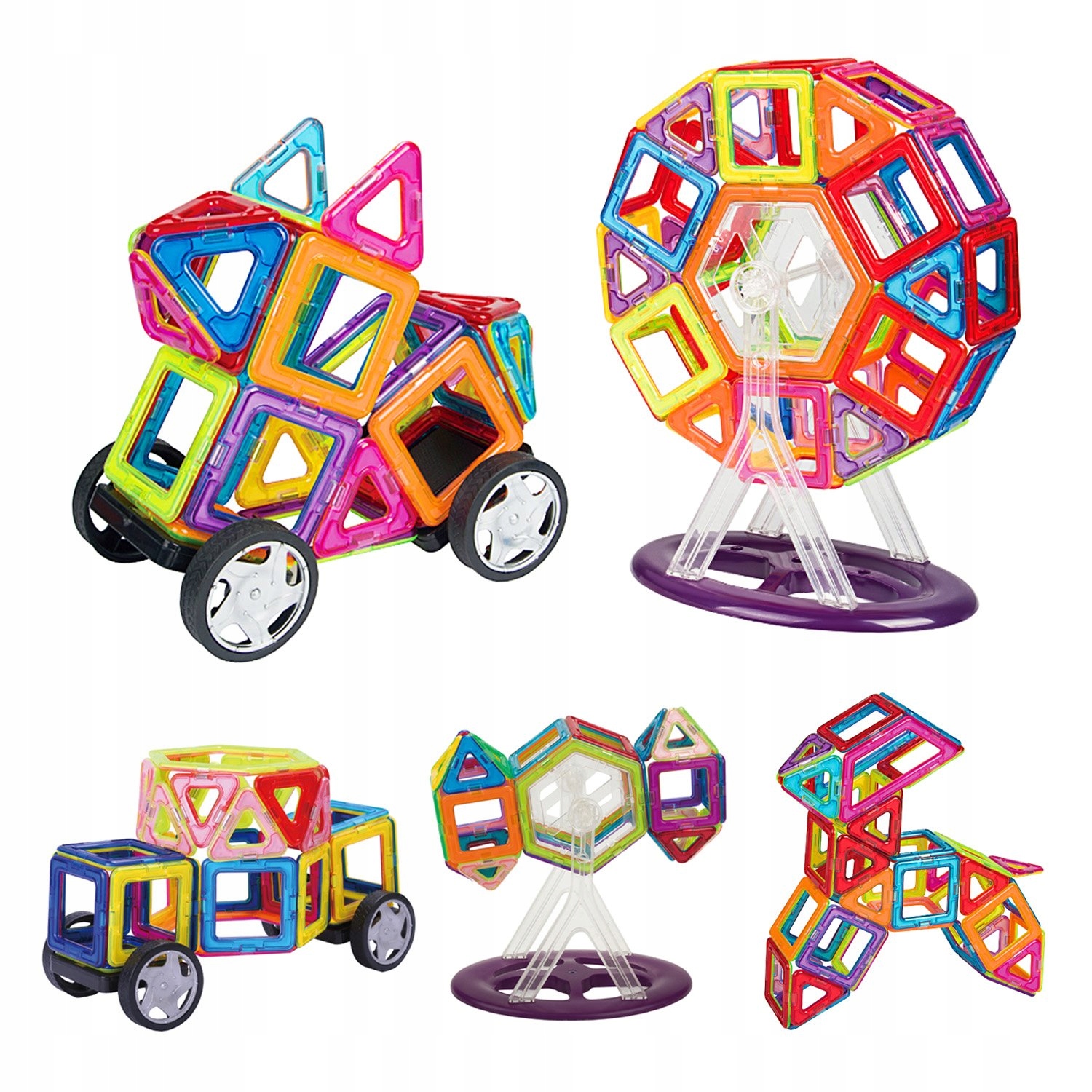 MAGNETYCZNE KLOCKI NEODYMOWE MAGNES KLOCKI MONSTRUKCYJNE MAGNETIC 128 el Płeć chłopcy dziewczynki