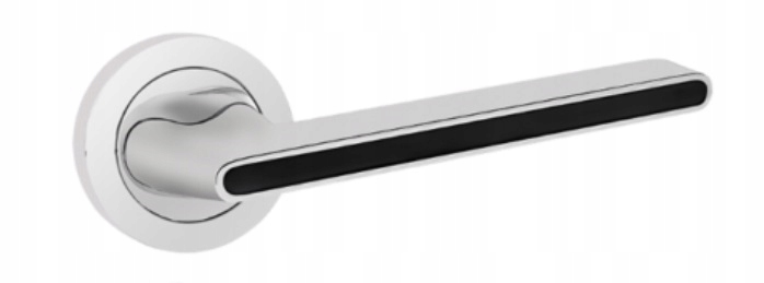 Klika Tesla chrom lesklá/černá